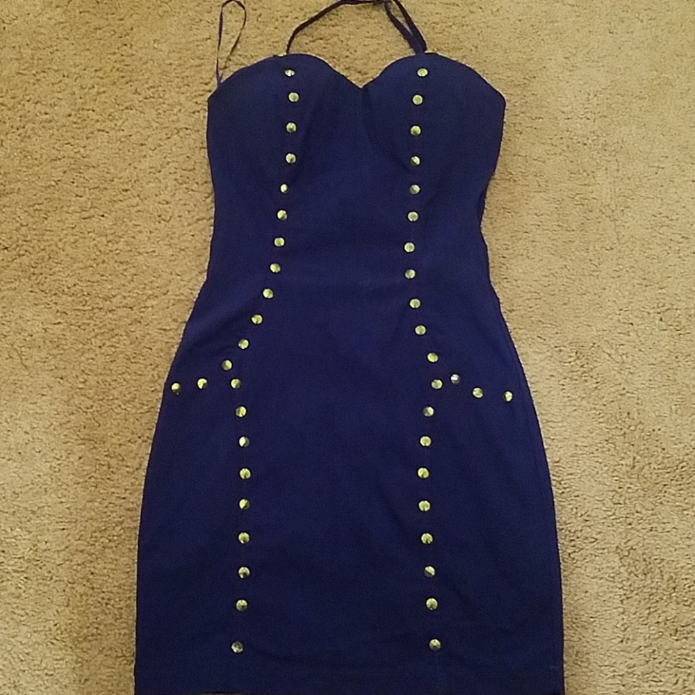 (4 for $10) Australian Night on the town blue dress